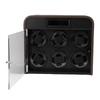 Watch Winder Quiet 6 Slot Watch Winder Box with   LED Colorful Light for Automatic Watches Mechanical Watches