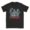 Punk Music Band Gorillazed T Shirt for Unisex Women Pure Cotton Vintage TShirt Round Neck Tee Shirt Short Sleeve Clothes Graphic