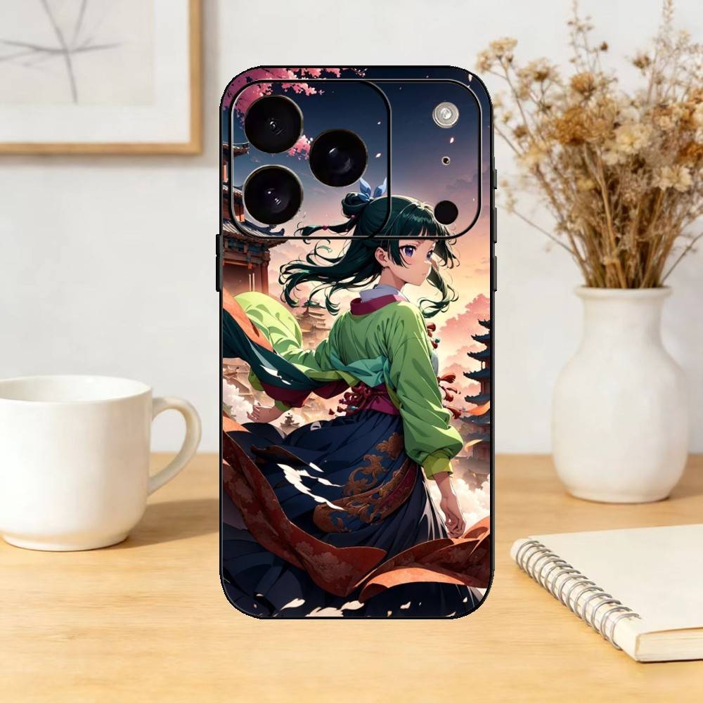 

The Apothecary D-Diaries Maomao Phone Case Silicone black Soft For IPhone 17,16,15,14,13,12,11,SE,Plus Pro Max iPhoneXSMAX