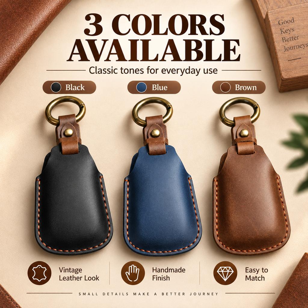 Leather Key Cover for Changan Oshan 3/4/5 Buttons