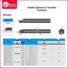 91° CNC Boring Bar Tool Holder - Inner Hole Turning Tool S12M-STFCR09/S16Q-STFCR11