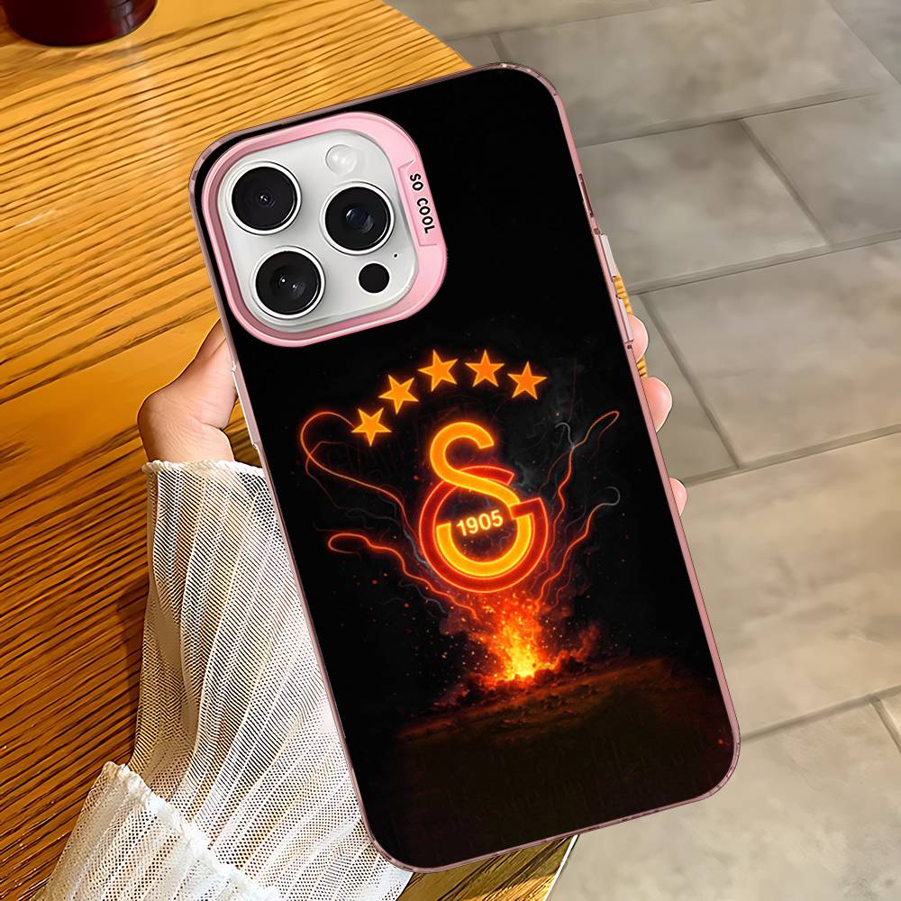 Fußballmannschaft Galatasaray Farbe Handyhülle Für IPhone 17 16 15 14 13 12 11 Pro Max Plus Pro Hülle
