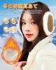 Karcusiny Foldable Boa Fur Earmuffs for Compact and Perfect for Outdoor and Cold Weather Protection Warmth, Stowable, Camping, Activities,