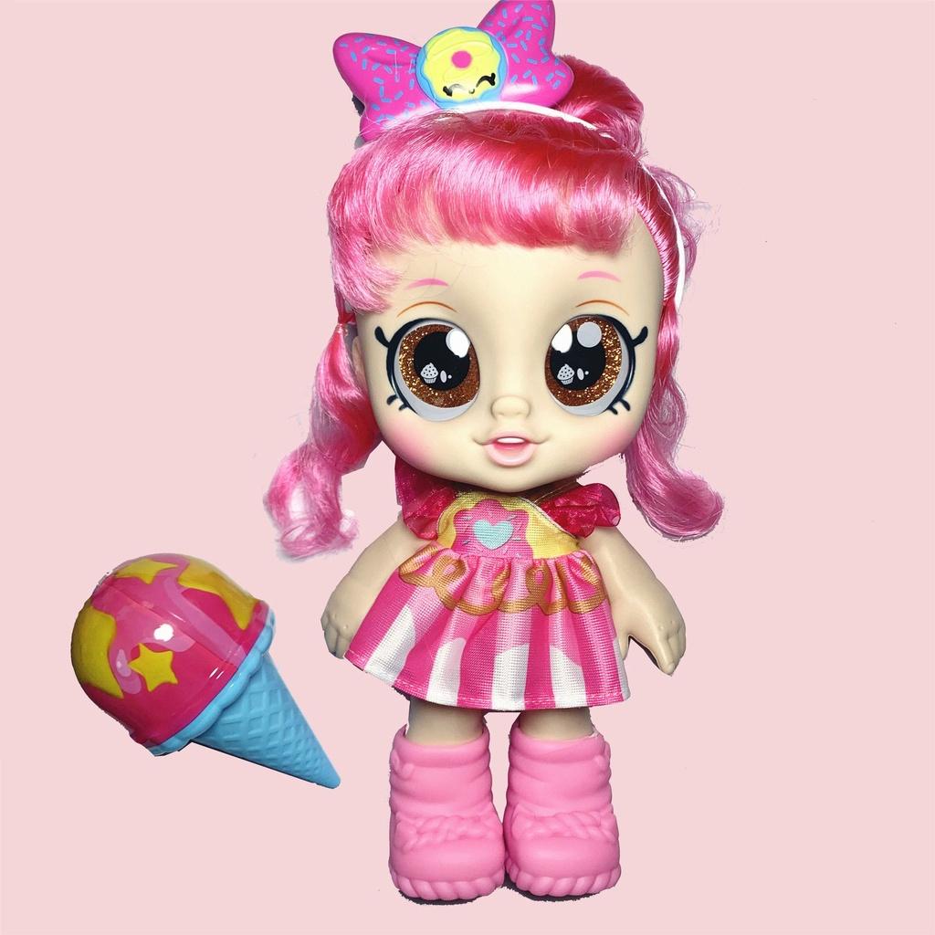 Кукла Kindi Kids Donatina Кукла Мороженое Поющая Принцесса Девочка Плюшевая Игрушка Праздничный Подарок розовый