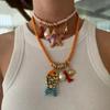 Necklace Set Nylon Rope Necklace Ethnic Style Dopamine Necklace  Male