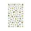Water Transfer Fruit Sticker Rainbow Decals Summer DIY Manicure Decor