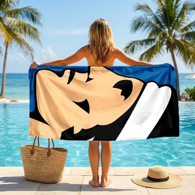 Colo Garra Blanca Fashion Beach Towel: Ideal for Summer Adventures Soft, absorbent and quick drying suitable for swimming and bathing