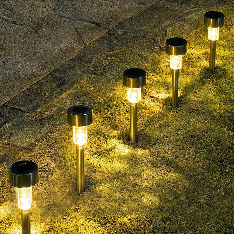 Solar Outdoor Lights Garden Lamp Solar Powered Waterproof Landscape Path Outdoor For Yard Lawn Patio Decorative