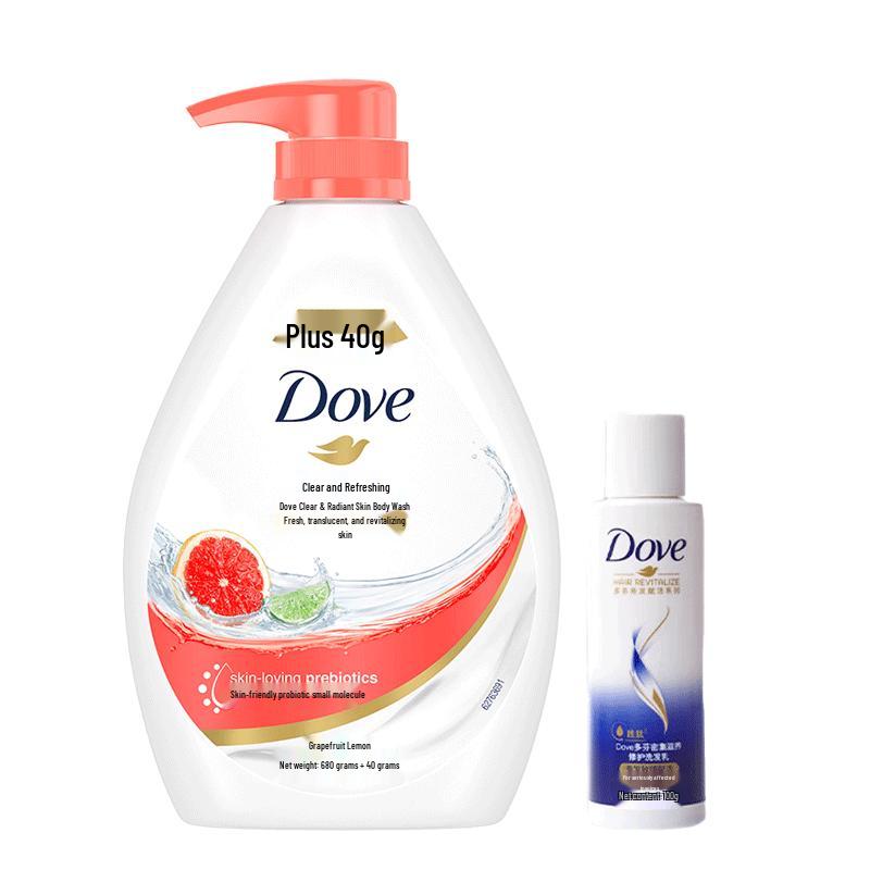 

Dove Refreshing Body Wash & Shampoo Set