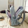 College Colorblock Schultasche Damen Reiserucksack Leichtgewichtiger Klassenrucksack