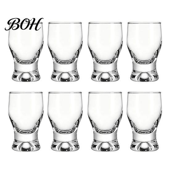Verres à boire classiques incurvés Mini verre snifter avec base lestée ergonomique, Verres de dégustation transparents, Verres élégants pour fête, Confortable