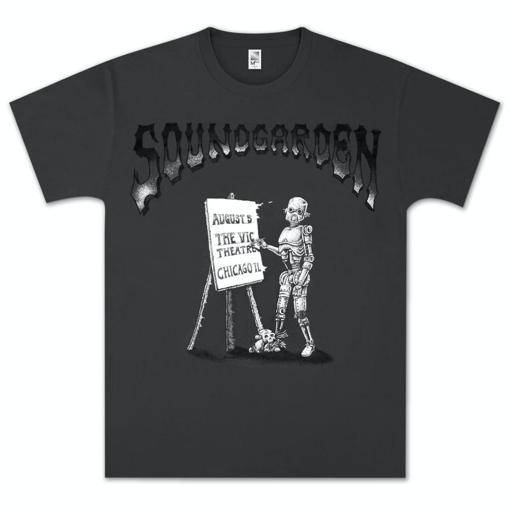 1989 Soundgarden Sound Garden Band Punk American Vintage Oversize High Street Short Sleeve TShirt