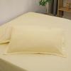 Cotton Pillowcase 48x74cm Soft Breathable Plain Solid Color Envelope Adult Single Pillow