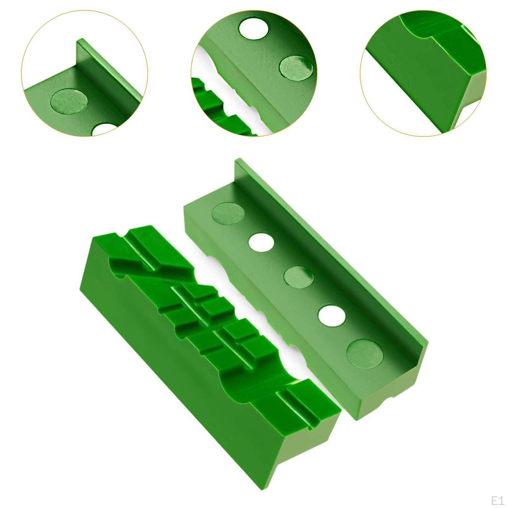 2 Attractive Pieces Jaws of Visos Bench Jaw Pad Woodworking Practice Tpu Covers Multi