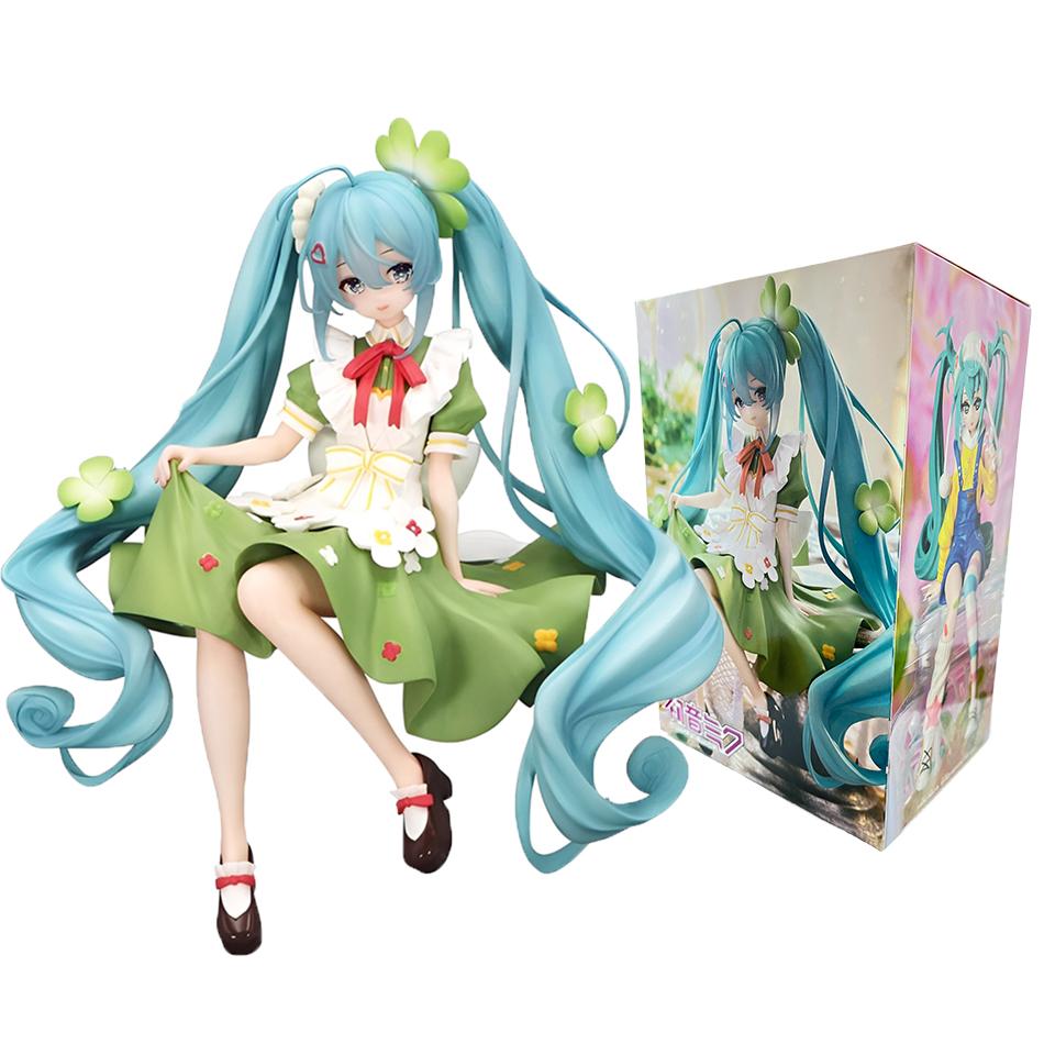 Popular Anime Hatsune Miku Handmade Pvc Model Anime Beautiful Girl Lovely Handmade Animation Peripheral Decoration Birthday Gift