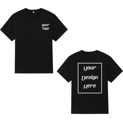 Streetwear Customized Pattern Print T-Shirt Harajuku Casual O Neck Top Short Sleeves Unisex 100% Cotton Group T-shirt