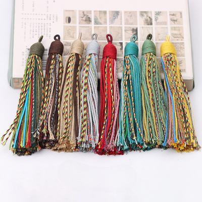 Ethnic Style Πολύχρωμες φούντες 12 εκ. Όμορφες φούντες από βαμβακερή κλωστή Ένδυμα Χειροτεχνία Αξεσουάρ Διακοσμητικά σπιτιού