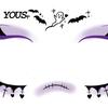Skin Friendly Temporary Face Art Halloween Tattoo Stickers, Waterproof Scary Makeup Decals for Party, Kits Adults Wound Scar Body Kids Water Transfer