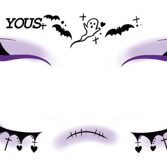 Skin Friendly Temporary Face Art Halloween Tattoo Stickers, Waterproof Scary Makeup Decals for Party, Kits Adults Wound Scar Body Kids Water Transfer