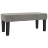 Vidaxl Letto Continentale Con Materasso, Grigio Chiaro, Velluto, 90X190 Cm