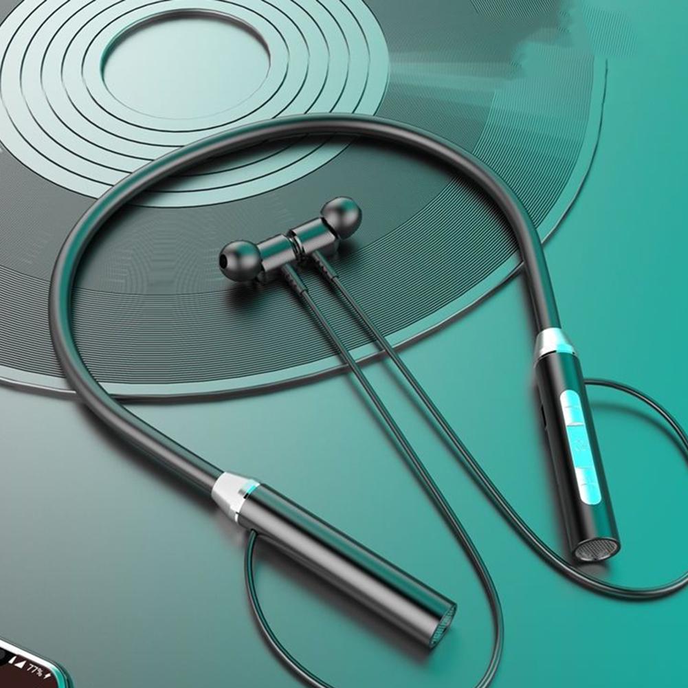 Bluetooth-compatible 5.2 Wireless Earphones In-ear Noise Reduction Headset Hanging Neck Ergonomic Sports Headphones