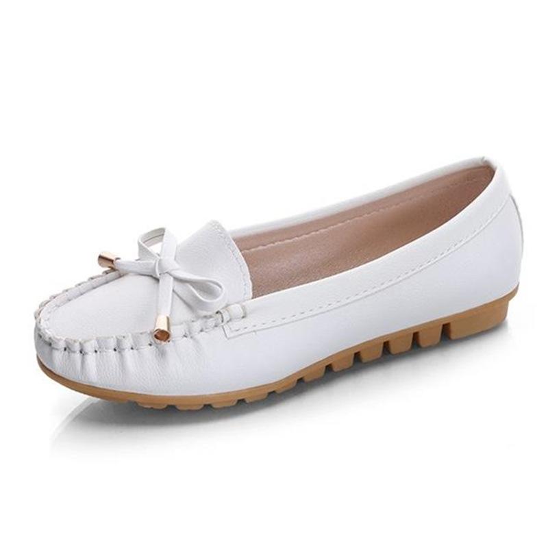 Plus Size Candy Color Flats Shoes Women Loafers Soft Slip On Shoes Woman Ballet Flats Boat Shoes Ladies Shoes Zapatos Muje Gift