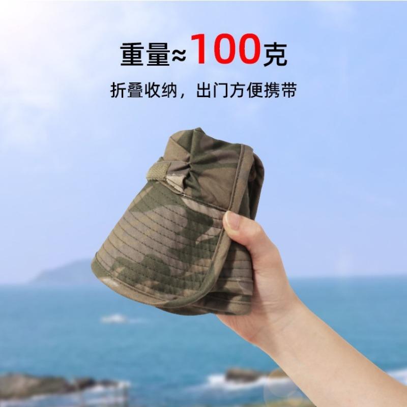 Mountain Denim Camouflage Bucket Hat Outdoor Hiking Visor Men and Women Spring and Summer Fishing Sun Protection Hat Mountaineering Jungle Hat