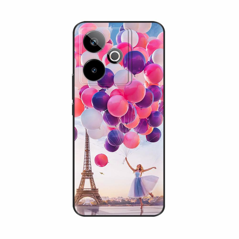 For Realme GT 7 Case Silicone Soft TPU Phone Back Cover For Realme GT 7T Case Cute Cartoon Cases For Oppo Realme GT7 Fundas Bags