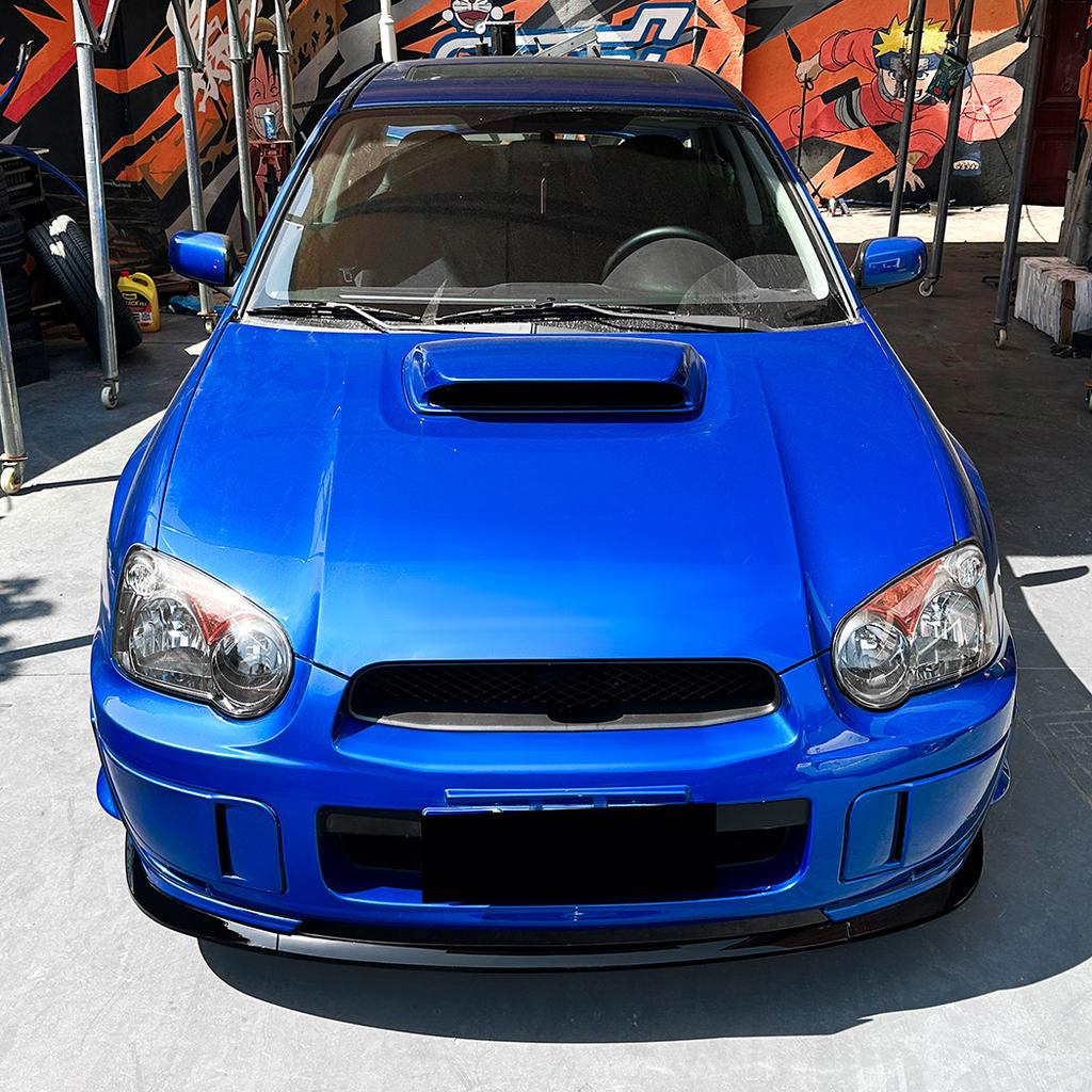 Auto Frontschürze Lippe Spoiler Diffusor Splitter BodyKit Schürzen Abdeckung Schutz Zierleiste Für Subaru Impreza WRX STI 2004-2005