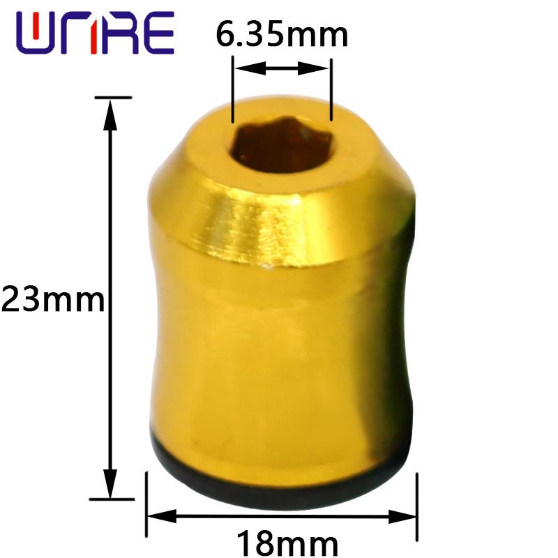 Enhanced Magnetic Anti-Slip Ring for Hand Drills: Magnetized, Hardened, with Detachable Bits and Bead-Locking Tech