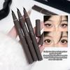 Curved Eyeliner Pen Quick Dry Liquid Eye Liner Easy To Draw Ultra-fine Lying Silkworm Pencil Black Brown Lower Eyelash Makeup