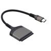 USB 3.0/Type C To SATA Cord 7+15/22 Pin Computer Connector Support Windows/MacOS/Chrome OS/Linux 1 Gbps for 2.5 Inch SSD HDD