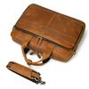Real Cowskin Men's Shoulder Bags Genuine Leather Bussiness Laptop Bag 15.6 16 17.3 Inch Computer Bag Men Briefcase Bags Vintage