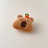 Funny Capybara Hair Ring Kawaii Barrettes Hair Accessories Plush Claw Clip  Daily
