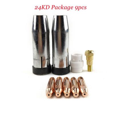 24KD Schweißbrenner-Verbrauchsmaterial MIG-Brenner Gasdüse Spitzenhalter Gasdiffusor
