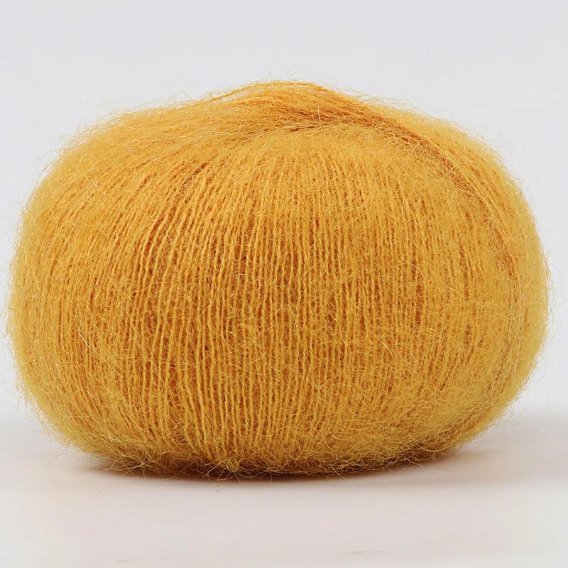 25g/Ball Mohair Hand-woven Diy Material Package Yarn Crochet Skin-Friendly Baby Wool Thread for Knitting Wool Sweater Shawl Yarn