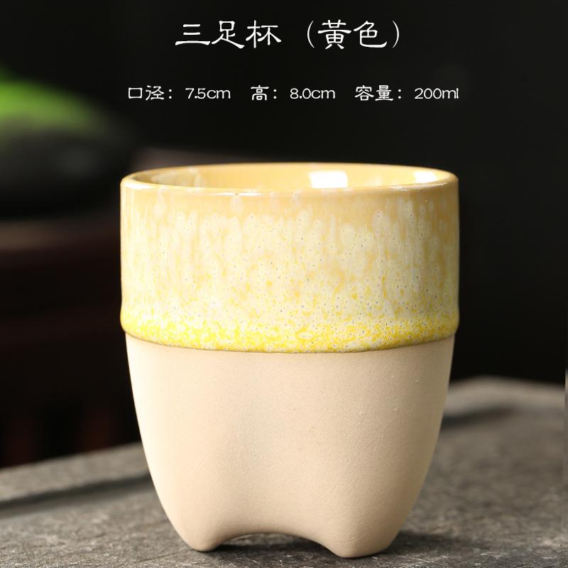 200ML Japanese Style Ceramic Coffee Cup Creativity Retro Kung Fu Tea Cups Single Pottery Drinkware Tableware Water Mugs New