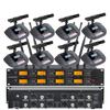 Wireless Conference Microphone System with Square Rod Design - One-to-Eight Connection