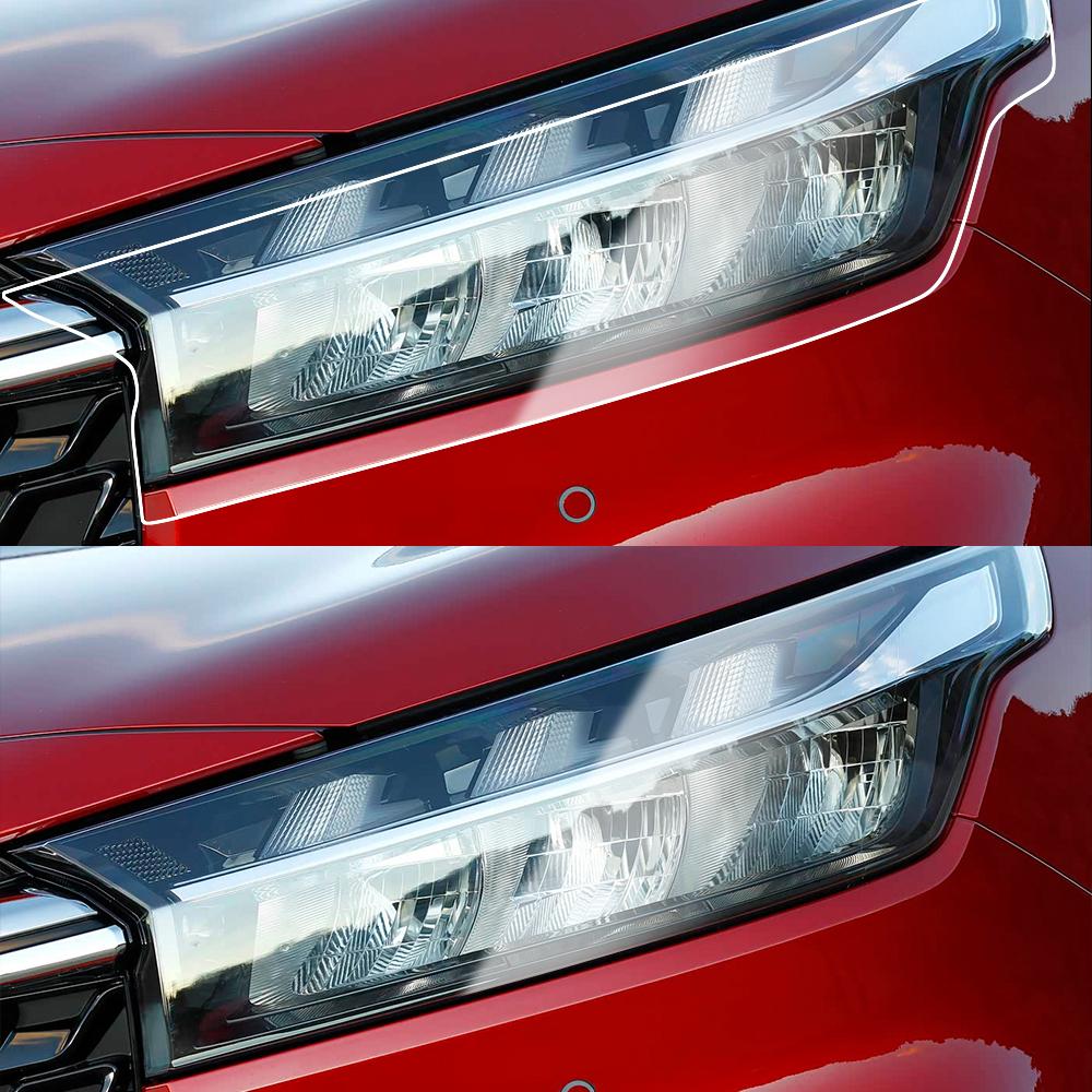 High-Gloss Smoke Black TPU Headlight Protective Film for Suzuki S-Cross 2025-2026 Pre-Cut PPF Anti-Scratch Vinyl Wrap Kit