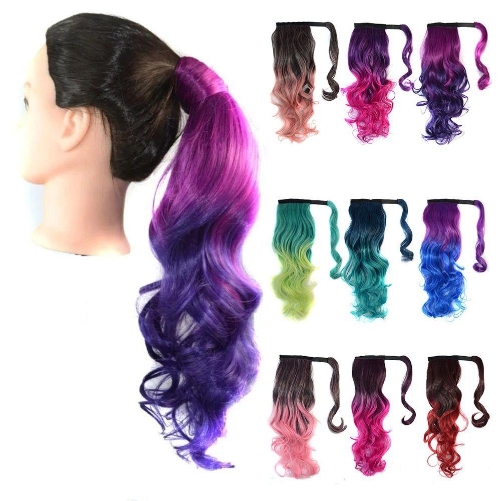 

Hair Messy Ponytail Wig Wavy Hair Piece Cool Fake Hair Ladies 5
