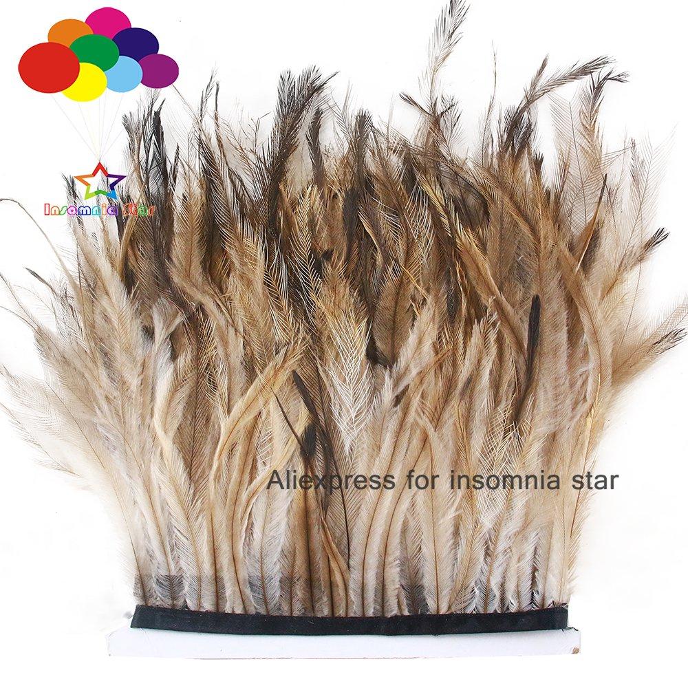 Feather1/5/10 Meter Australia Ostrich Feathers Cloth Trims 4-8 Inch/10-20CM Ribbon for Carnival Party Diy Costume