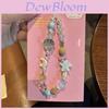 Summer Mint Dot Shell Moon Phone Lanyard With Pvc Cord For Men Women