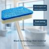 Removable Long Handle Bathtub Brush Multi-Functional Wall Tile Brush Window Glass Sponge Cleaning Scrubber for Stain Removal and Cleaning