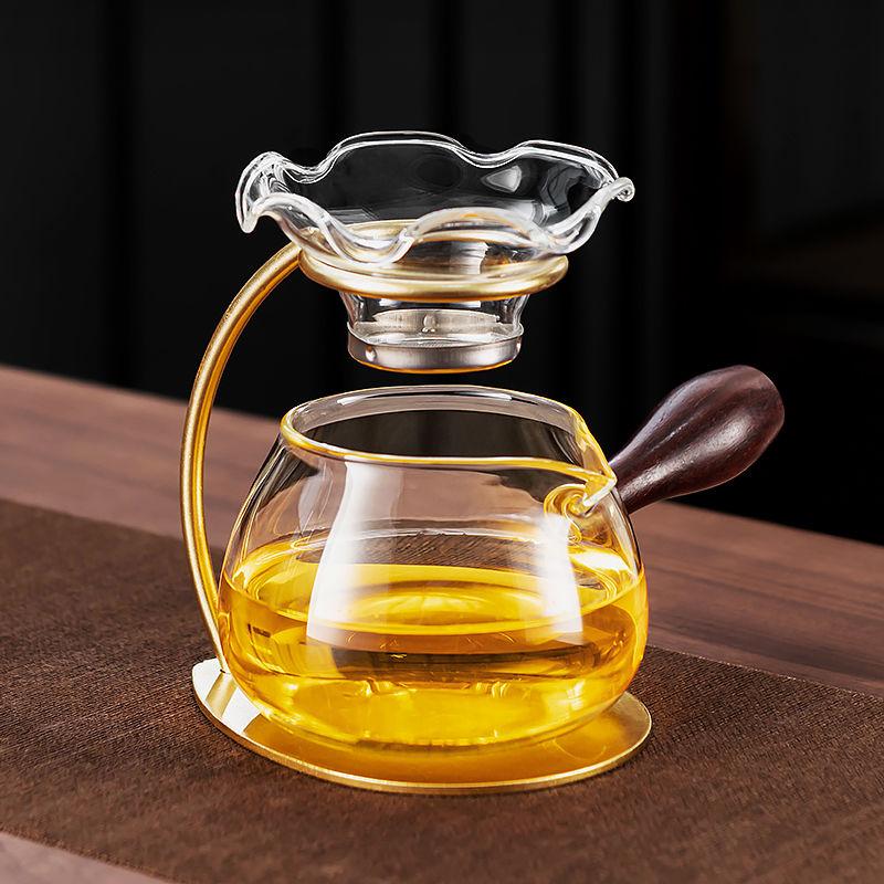 New Style Glass Fair Cup Household Anti-scalding and Insulated Tea Dispenser with Filter Tea Combination Lazy Tea Maker