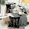Halloween Day of The Dead Decorative Pillow Skull Pillow Case Living Room Decoration Sofa Pillow Bedside Pillow