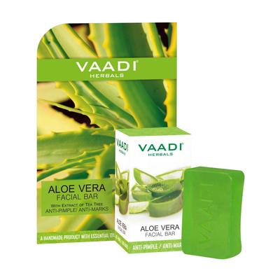 Facial Soap with Aloe Vera: Against Acne (25 G), Aloe Vera Facial Bar Anti Pimple