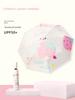 Cute Cartoon Children's Umbrella for Boys and Girls, Suitable for School Use, Uv Protection, Dual-Purpose for Sunny and Rainy Weather, Fully