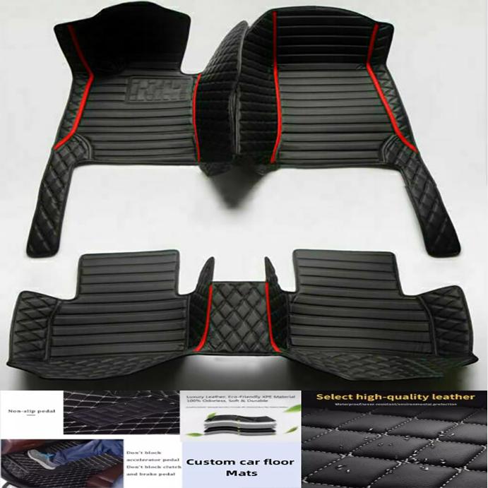 5D leather waterproof Custom Car Floor Mats For Ford Explorer 2006-2019 years Auto Foot Coche Accessorie liners