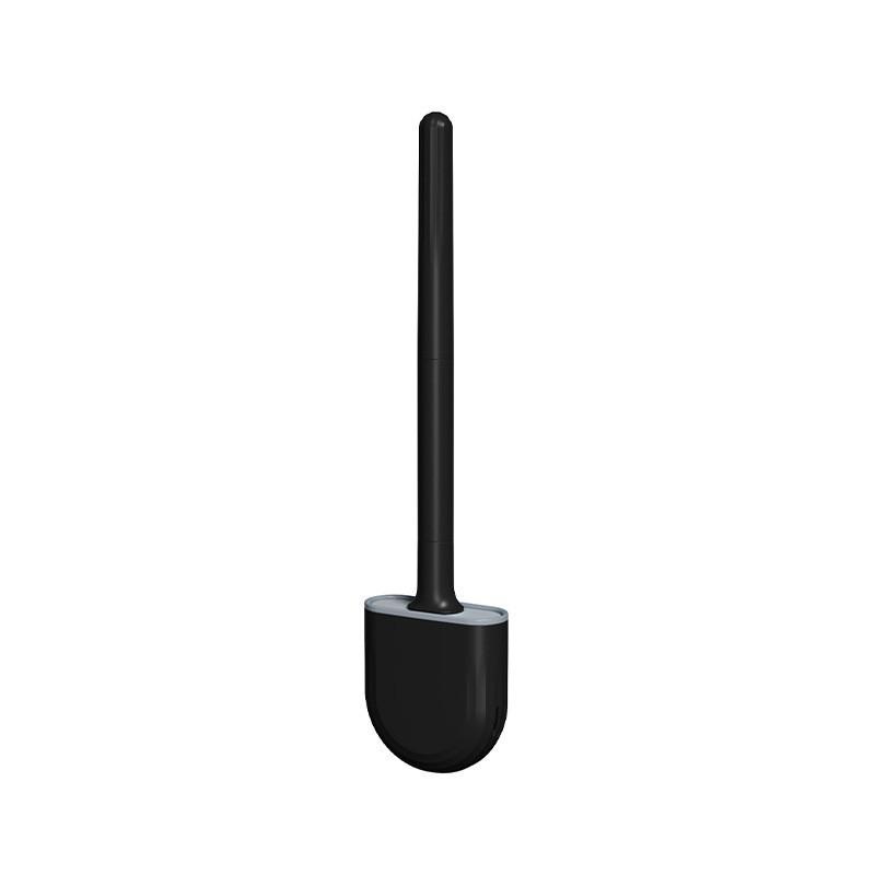 Wall Hanging Long Handle Toilet Brush, Silicone Cleaning Brush, Durable, Easy To Clean, Suitable For Bathroom, Toilet Cleaning