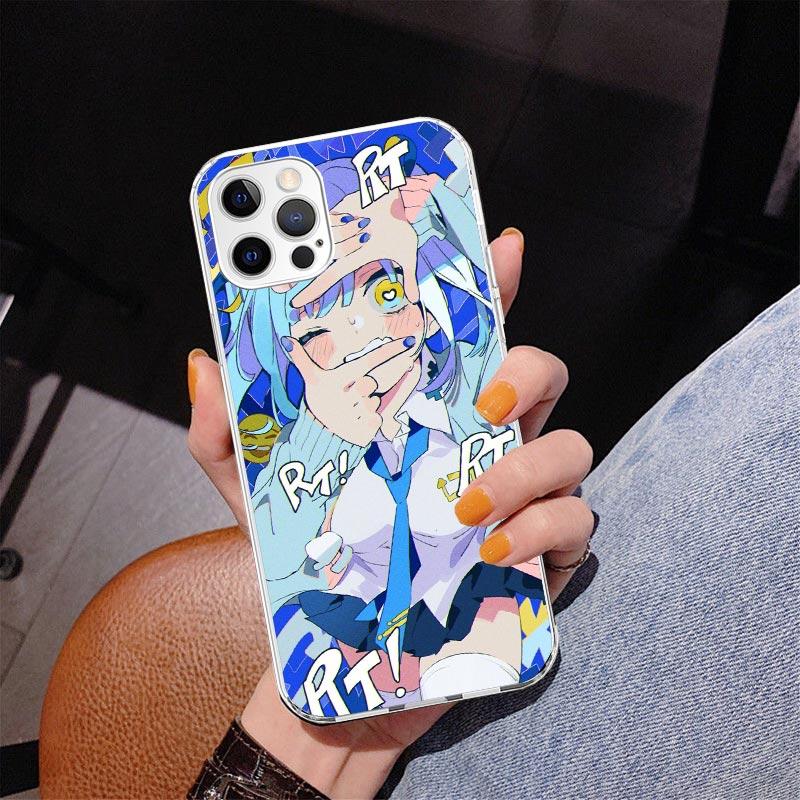 Cute Anime Girl INS Phone Case For iPhone 17 Air 16 Pro Max 16E 15 + 14 Plus 11 12 13 Mini 7 8 SE Gift Print Cover Fundas 16 Pro